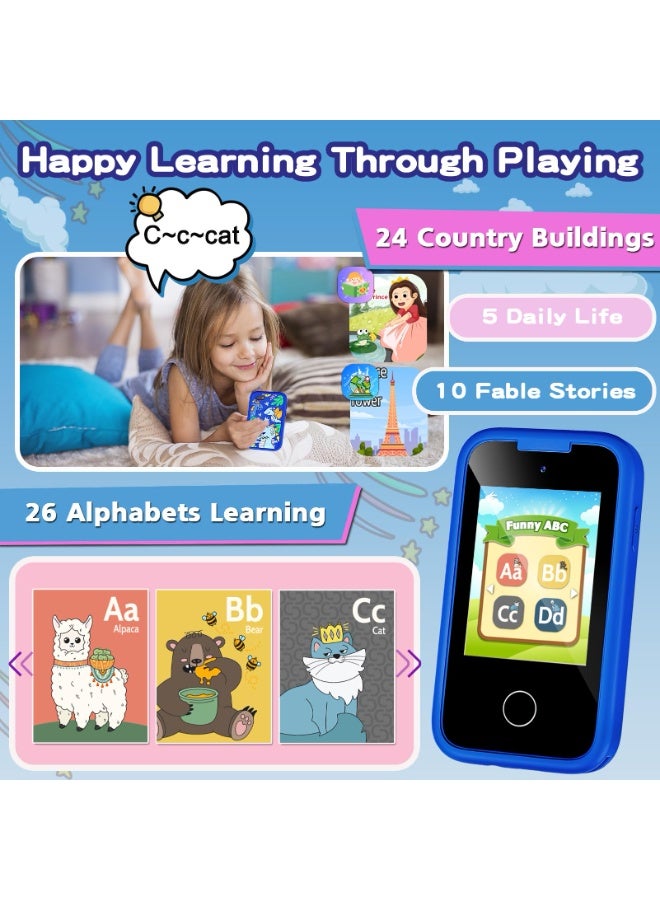 EVEREEN Kids Smart Phone Toys for Girls Boys Ages 3-7, Dual Camera, Educational Games, MP3 Music Player, Includes 8GB SD Card, Perfect Birthday Gifts - Image 4