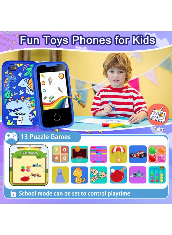 EVEREEN Kids Smart Phone Toys for Girls Boys Ages 3-7, Dual Camera, Educational Games, MP3 Music Player, Includes 8GB SD Card, Perfect Birthday Gifts - Image 5