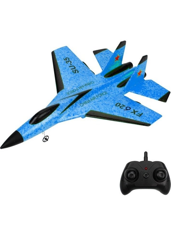 Generic - Water 35 Avion RC Remote Control Aircraft Controller Su-35 Hunter Model Aircraft Colour:Blue - Image 1