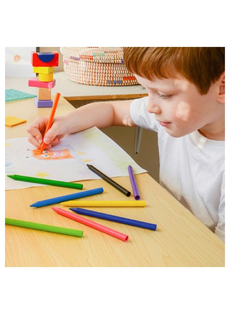 Bic 12-Piece Plastidecor Plastic Crayons Multicolour  - Image 4