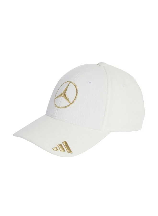 Adidas Mer Cord Cap White Motorsport Cap For Unisex Kids