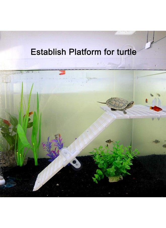 VAYINATO Petzlifeworld White (4 Pcs Egg Crate & 4 Pcs Divider Clip) Fish Tank Divider Plastic Aquarium Divider Panel Separator Grid Isolation Board, Fish Tank Divider Filter Egg Crate Fish Tank Bottom Tray  - Image 5