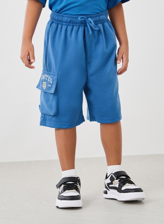 Styli Styli Boys Typography Printed Oversized T-Shirt and Shorts Set  - Image 5