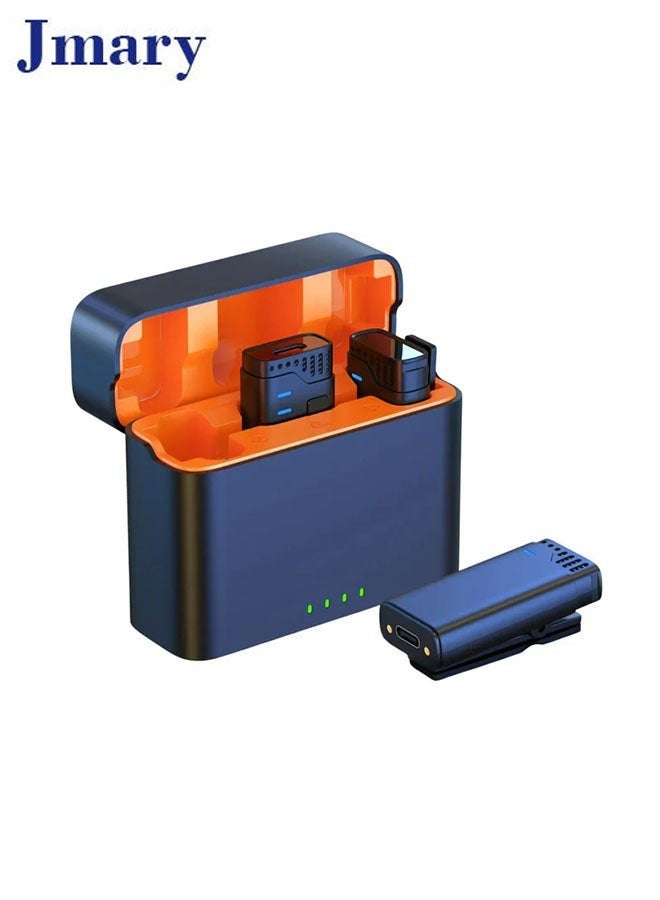 Jmary MW-16 2.4G Wireless Microphone for Mobile & Camera – Portable Lapel Lavalier Mic with Receiver for Clear Audio - Image 1