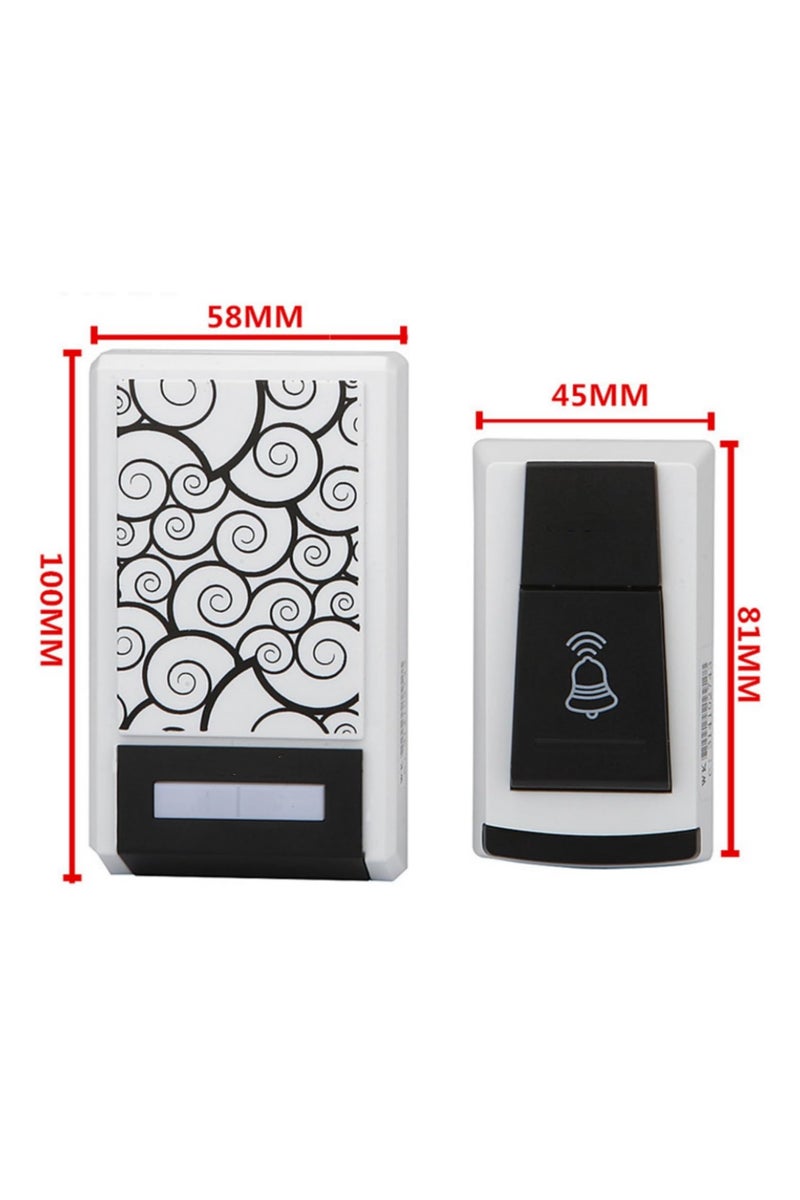 36 Tunes Wireless Doorbell 100M Long Range Remote Control Waterproof Smart LED Digital Doorbell for Home Gate Security with Single Receiver - Image 3