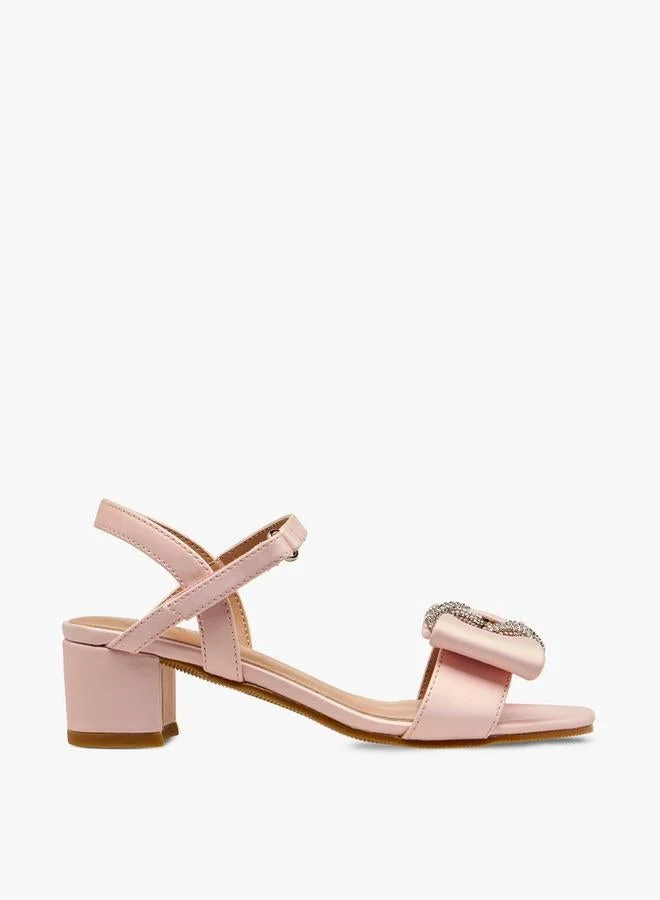 Celeste Girls Block Heel Sandals Ramadan Collection