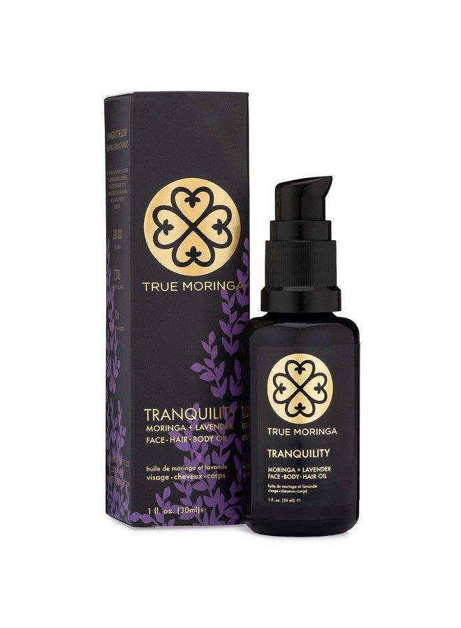 true moringa Oil For Face Body & Hair 100% Pure Coldpressed Oil Unrefined Antiaging Reduce Wrinkles Brightening Skin Tone Minimize Age Spots Vegan & Nongmo (Lavender 30 Ml) - Image 1