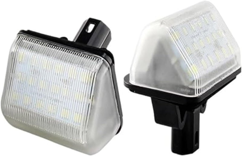 Wivplex 2pcs White License Plate Lights for Mazda - Image 1