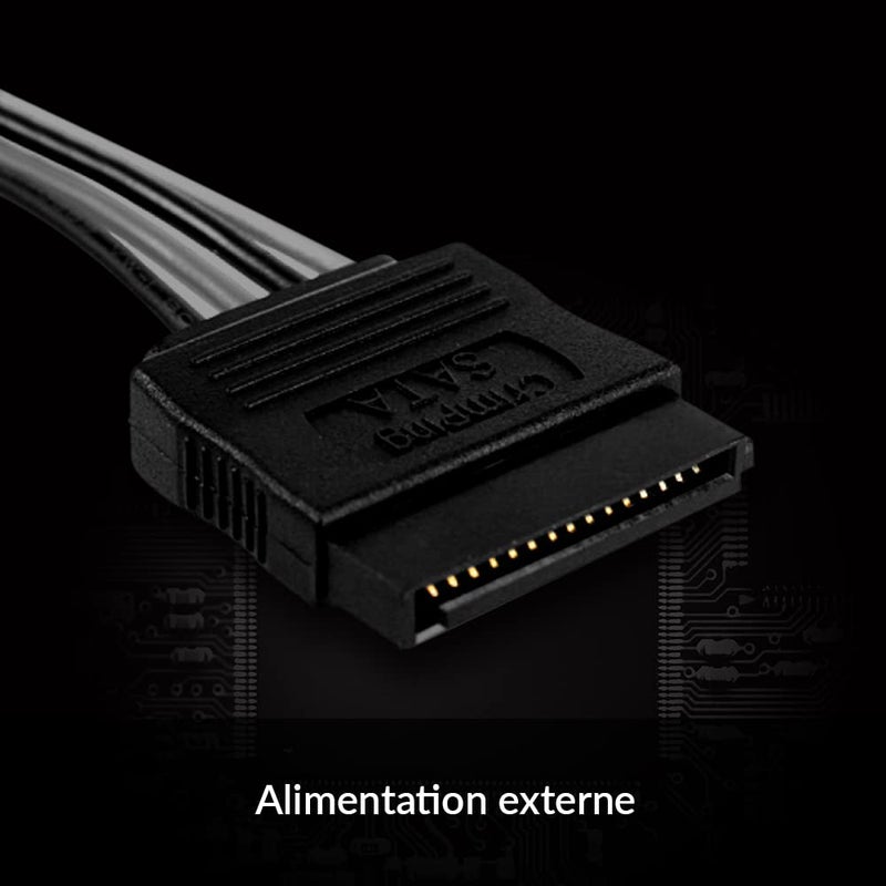 Arctic محور مروحة الحالة - محور مروحة حالة 10 منفذ PWM مع إدخال طاقة SATA - Image 5