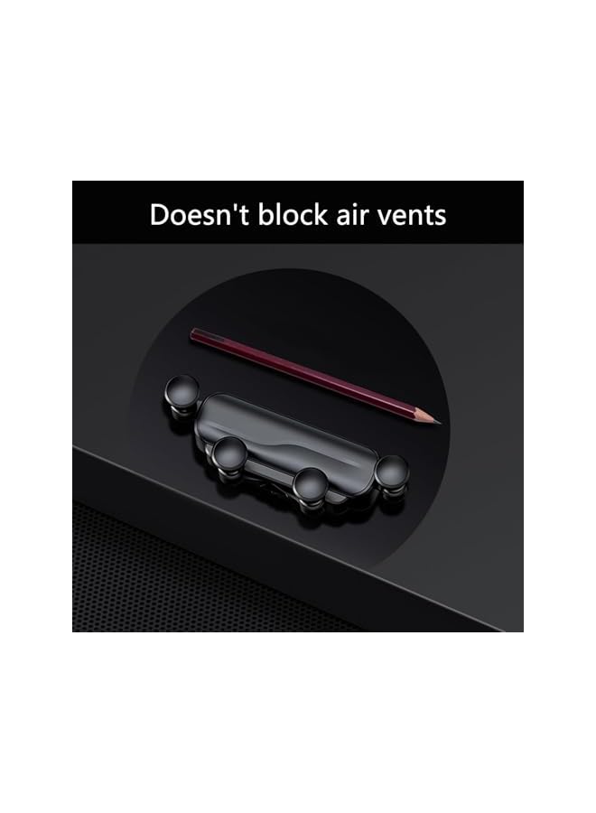 Green Tiger 360° Adjustable Car Phone Holder, Rotatable Gravity Phone Mount with Extension Clip, Universal Air Vent Anti-Slip Holder for iPhone/for Samsung/All Smartphones Anti-Slip - Image 3