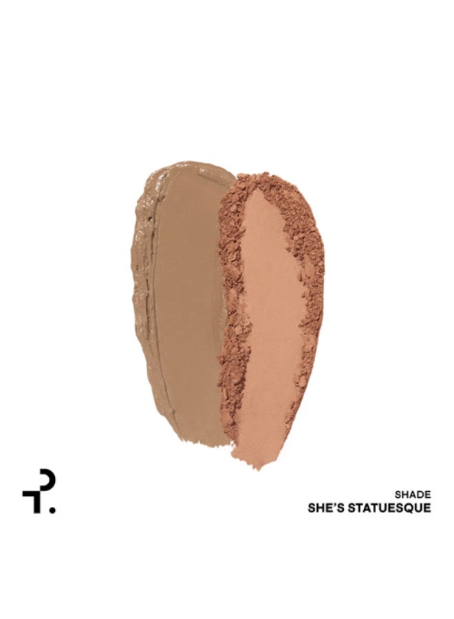 PATRICK TA Major Sculpt Crème Contour & Powder Bronzer Duo She's Statuesque - Image 2