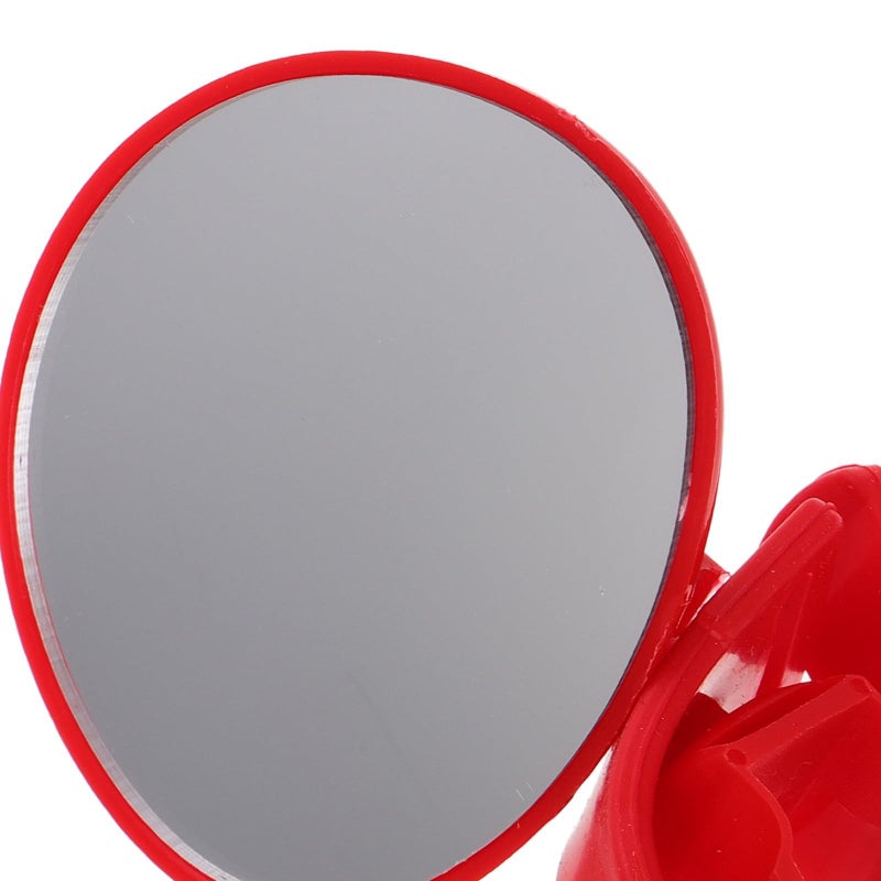 2Pcs Red Bicycle Handlebar Rearview Mirrors Adjustable 360 Rotation Cycling Safety Accessories - Image 4
