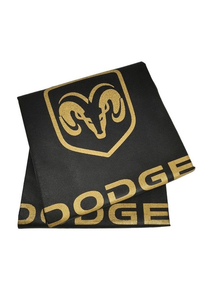 Dodge DODGE Universal Car Seat Covers Set Premium PU Leather, Waterproof, Easy Installation, Front Seat Protector with Logo, 2 Piece Set  - Image 4
