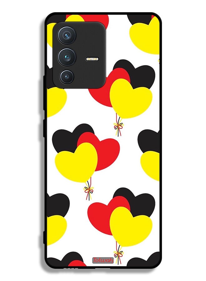 Tolwak Vivo S12 5G Protective Case Cover Three Hearts Bunch - Image 1