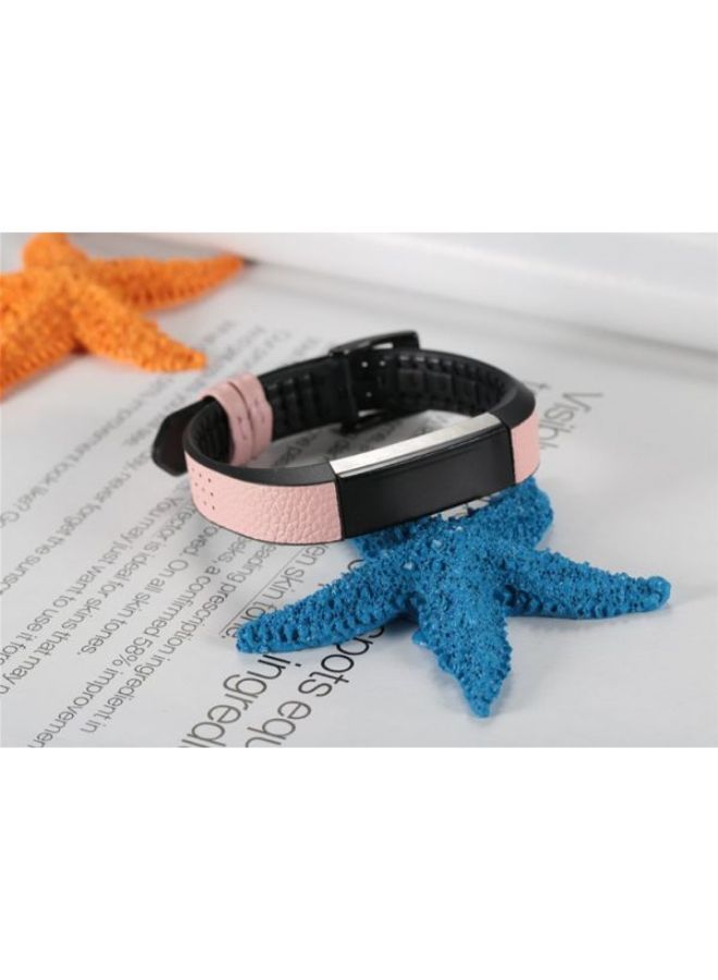 NIBEMINENT Silicone Replacement Sport Strap Band For Fitbit Alta HR Pink  - Image 3