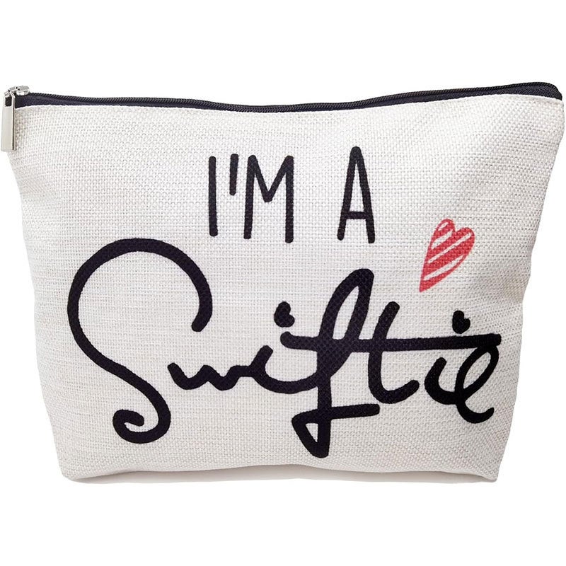 Selling Taylor Waterproof Polyester Cosmetic Bag Change Toiletry Portable Zipper Storage Bag Gift For Sisters - Image 1