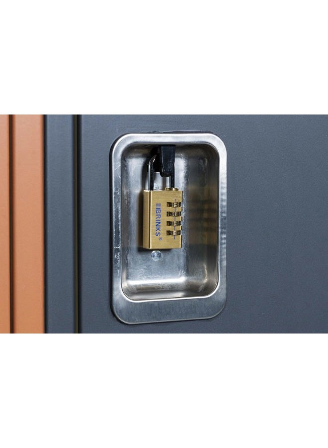 BRINKS 171-30051 Solid Brass Resettable Combination Padlock, 30 mm - Image 3