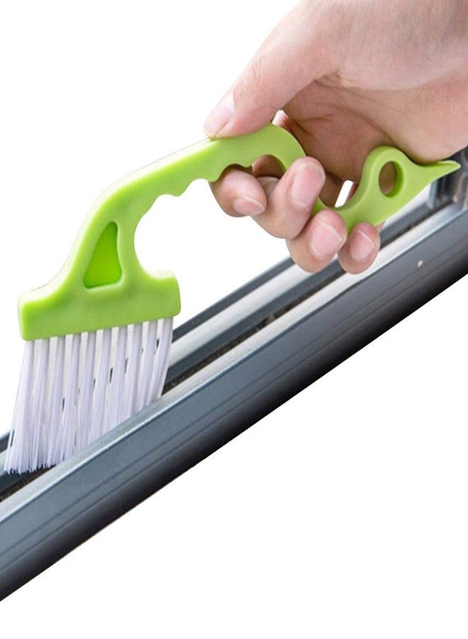 Trycooling Hand-held Groove Gap Cleaning Tools Door Window Track Kitchen Cleaning Brushes (Random Color-Blue, Green, Pink) (1 Pc) - Image 1