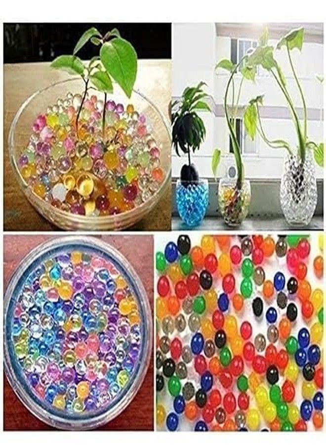 SENO Reusable Water Bubble Balls, Magic Ball Multi-Color Jelly Beads for Plant Decor, Vase Fillers, Kids Activities, 12 Pack Small Bottles - Image 3