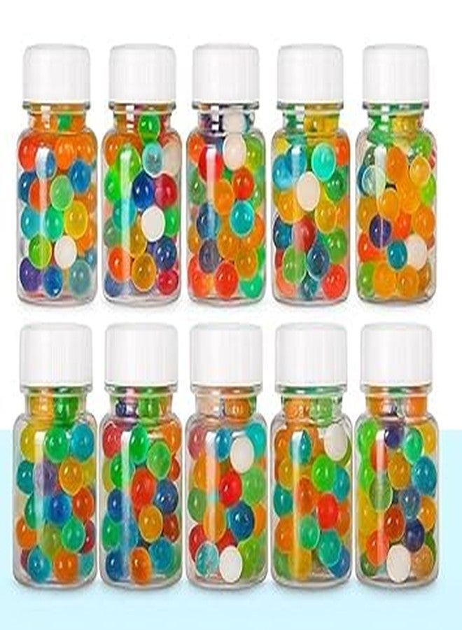 SENO Reusable Water Bubble Balls, Magic Ball Multi-Color Jelly Beads for Plant Decor, Vase Fillers, Kids Activities, 12 Pack Small Bottles - Image 1