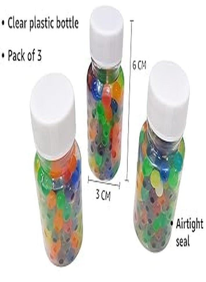 SENO Reusable Water Bubble Balls, Magic Ball Multi-Color Jelly Beads for Plant Decor, Vase Fillers, Kids Activities, 12 Pack Small Bottles - Image 2