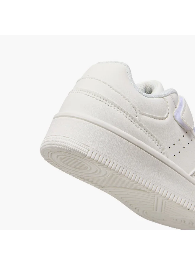 LBL by Shoexpress Boys Panelled Sneakers with Hook and Loop Closure