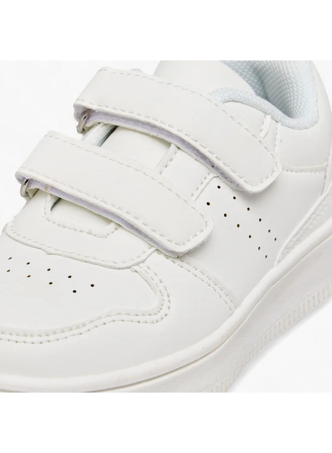 LBL by Shoexpress Boys Panelled Sneakers with Hook and Loop Closure