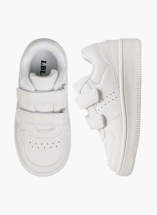 LBL by Shoexpress Boys Panelled Sneakers with Hook and Loop Closure