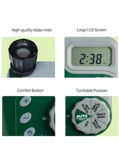 NIBEMINENT Irrigation Water Timer Controller Green 20centimeter  - Image 3
