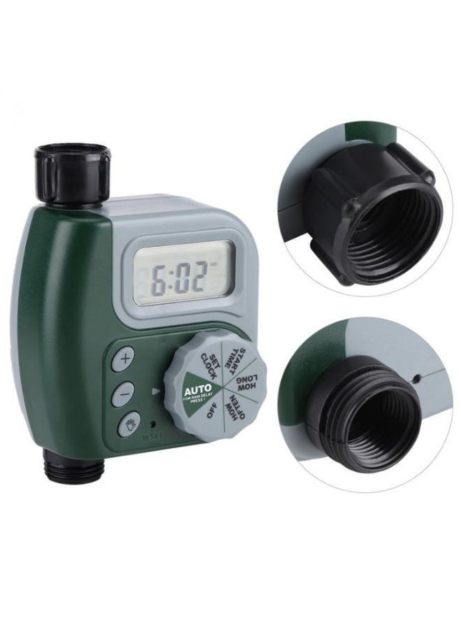 NIBEMINENT - Irrigation Water Timer Controller Green 20centimeter - Image 1