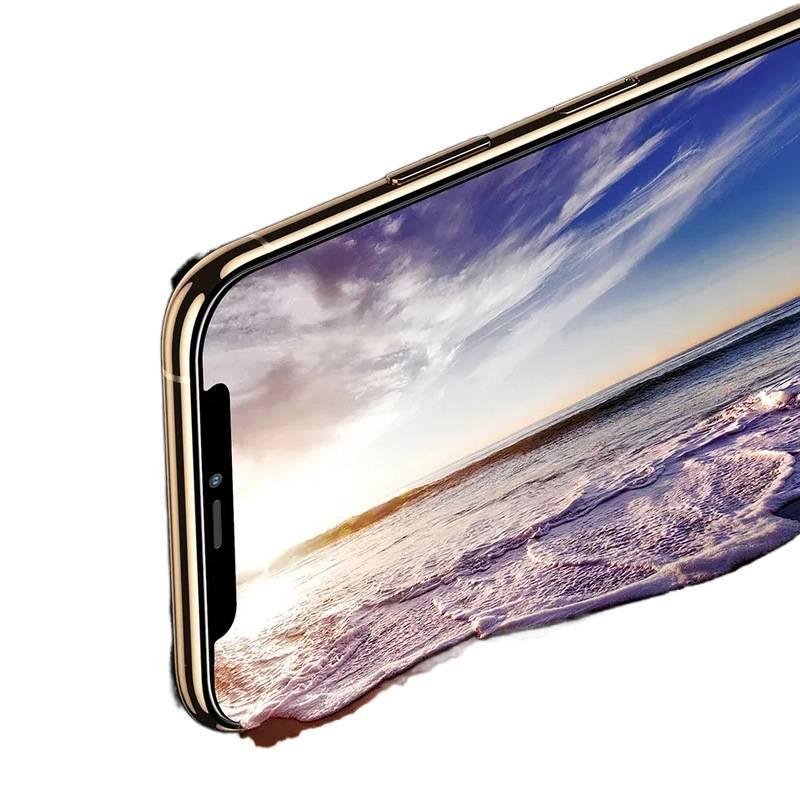 SK غطاء هاتف بGlass لـ iPhone 17 / 17 Air / 17 Pro / 17 Pro Max مع مضاد للبصمات وحماية الخصوصية بزاوية 28 درجة مع طلاء كهربائي مضاد للبصمات مع تقنية الإصلاح الذاتي باللون Electroplat. - Image 4