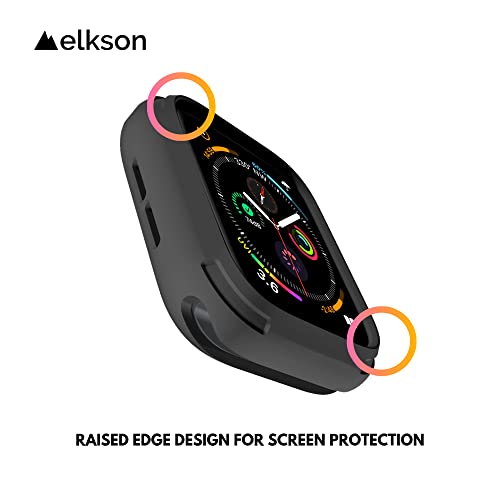 elkson Compatible with Apple Watch SE 3/2/1 44mm Bumper Case, Quattro Series Rugged Case for iWatch Series 6 5 4, Military Grade Durable Protective Cover, Flexible Shockproof, Desert Tan - Image 5