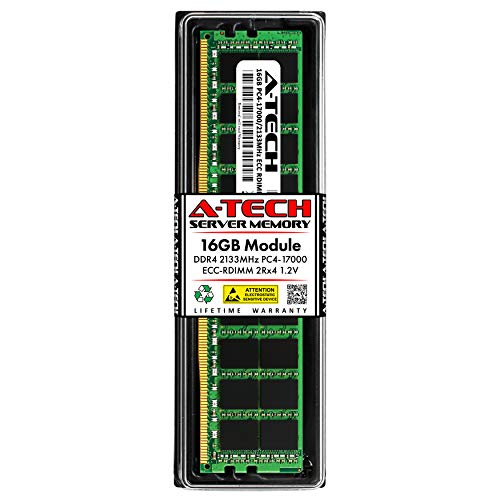 A-Tech 16GB RAM Replacement for Samsung M393A2G40DB0-CPB | DDR4 2133MHz PC4-17000 2Rx4 1.2V ECC RDIMM Registered 288-Pin DIMM Memory Module - Image 1