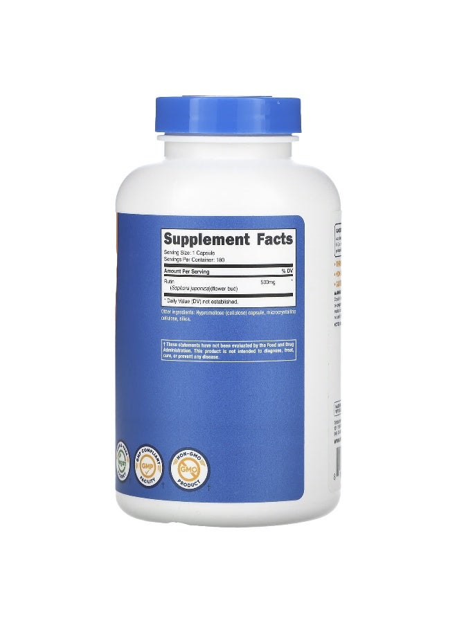 Nutricost, Rutin, 500 mg, 180 Capsules (Packaging may vary) - Image 2
