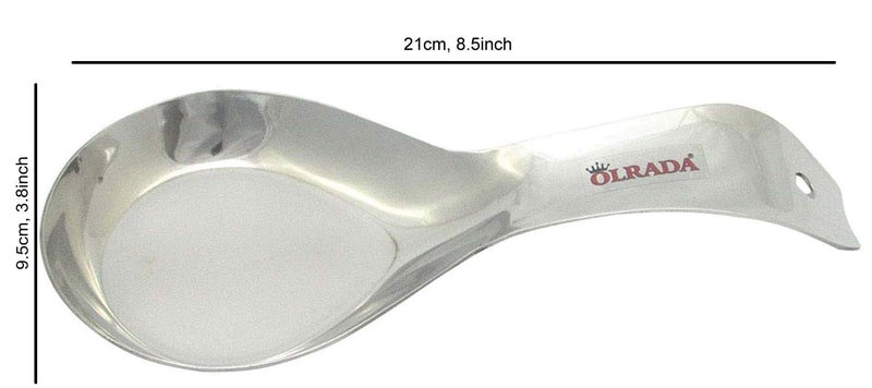 OLRADA Stainless Steel Laddle Spoon Holder Cooking Improving Hygiene Utensils Stand Tray - Image 5