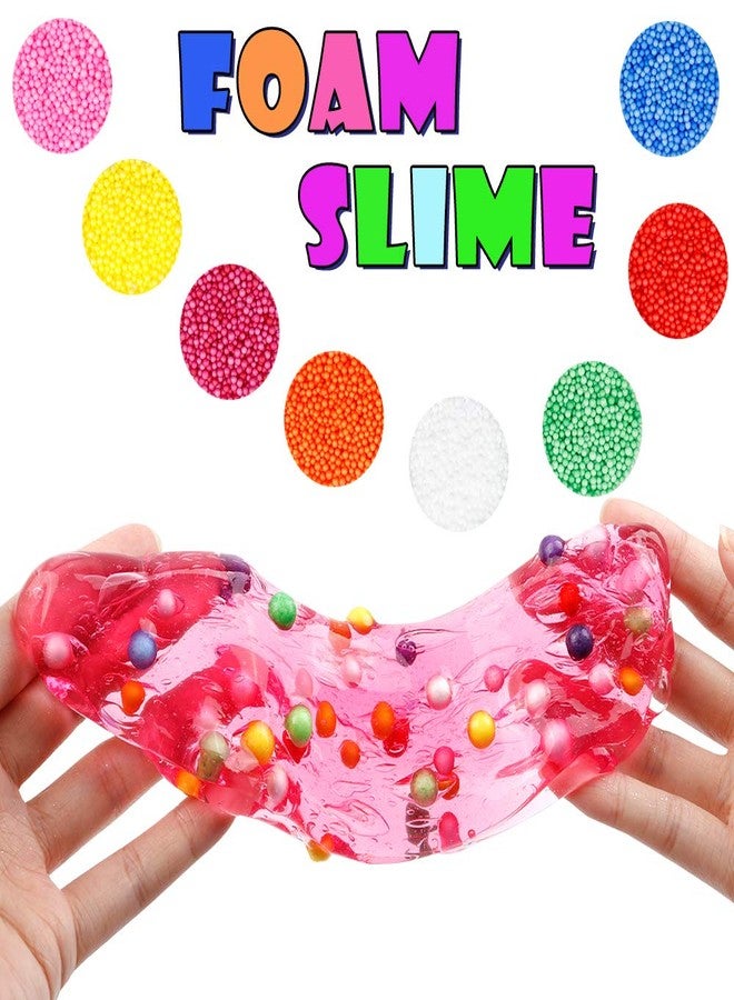 Winlip Slime Supplies Kit, 205 Pack Add Ins Slime Kit for Kids Girls Slime Making, Including Foam Balls, Glitter, Fishbowl Beads, Charms, Clear Containers by WINLIP - Image 3