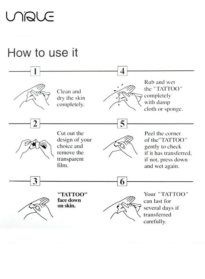 Unique 8Pcs Ooopsiun Face Temporary Tattoos for Kids - Cartoon Butterfly Fruit Dinosaur Face Freckle Tattoo Stickers for Girls Boys Makeup Dancer Costume Birthday Party - Image 5