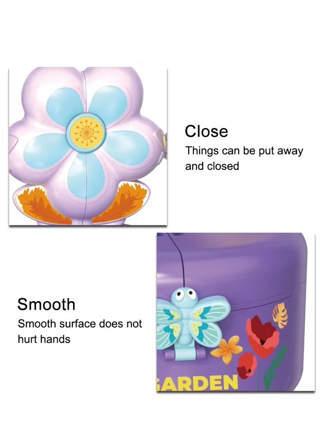 40 children's toy tables, Children's Pet Store Theme Flower shaped Game House, dollhouse with pet shop themeequipped with realistic puppies and kittens, various pet tools, pretend game toys, realist - Image 4