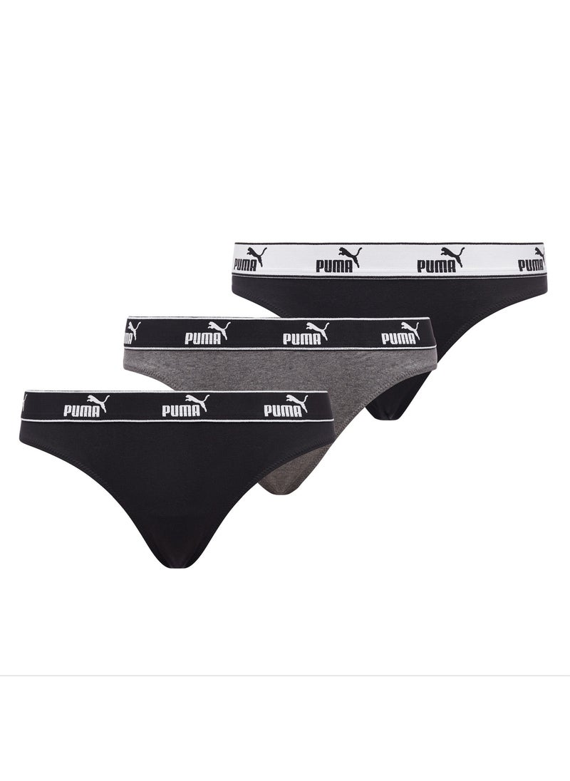 PUMA - String Womens Underwear 3 Pack - Image 1