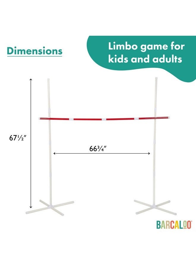 Barcaloo Limbo Game For Kids And Adults - Limbo Stick Lawn Game Set For Outdoor Family Party, Luau, Backyard Limbo Game For Adults - Image 2