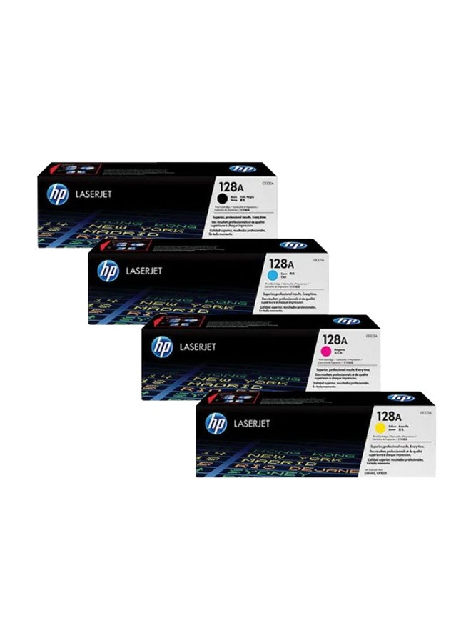 4-Piece LaserJet Toner Cartridge Set Multicolour