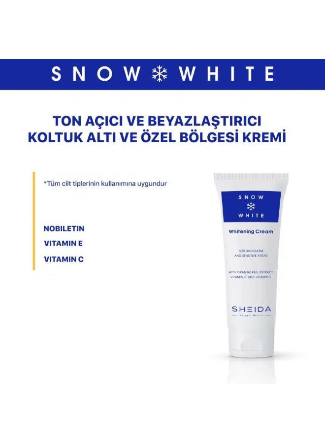 SHEIDA Snow White Whitening Cream For Underam And Sensitive Areas 75 Ml - Image 4