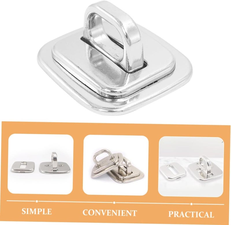 POPETPOP 2pcs Laptop Security Lock with Fixed Plate and Cable Anchor Anti-Theft for Monitors Tablets and Laptops Easy to Use Wide Compatibility for Office and Travel - Image 3