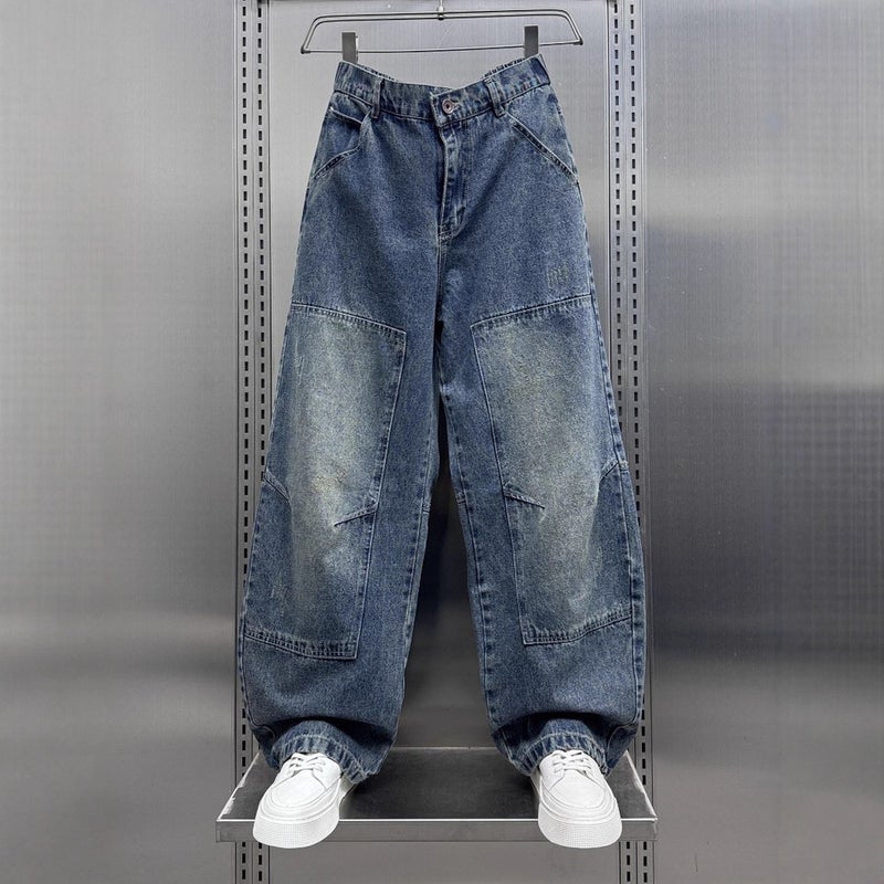 Unisex Casual Daily Denim Jeans - Image 1