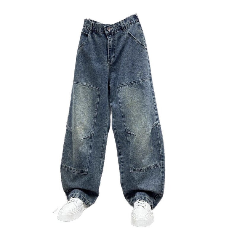 Unisex Casual Daily Denim Jeans - Image 4