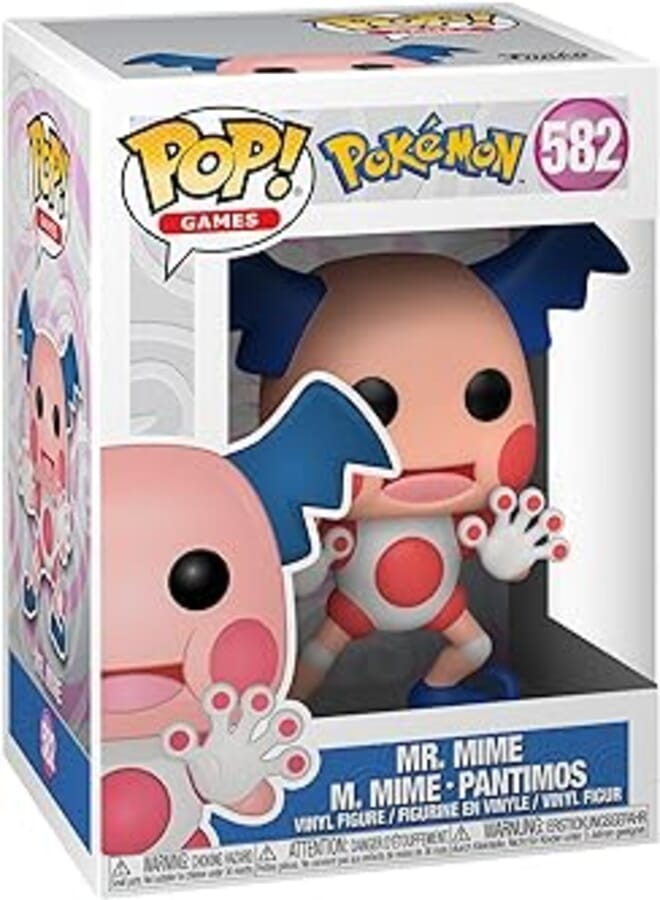 Funko Pop Games: Pokemon Mr. Mime Emea, Multicolor