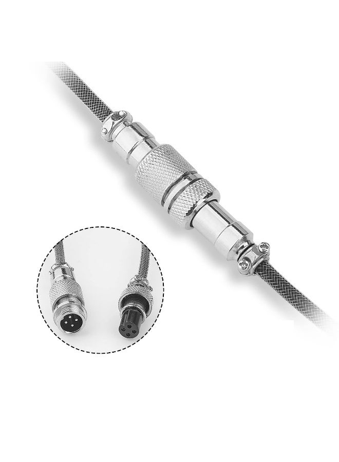 REDRAGON A115 Coiled USB-C Keyboard Cable Custom Type-C Mechanical Gaming Keyboard Cable 5.28ft Black - Image 3