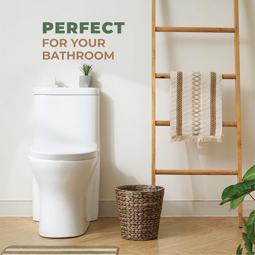 84ECO 2-Pack Black Wicker Trash Cans - Image 2