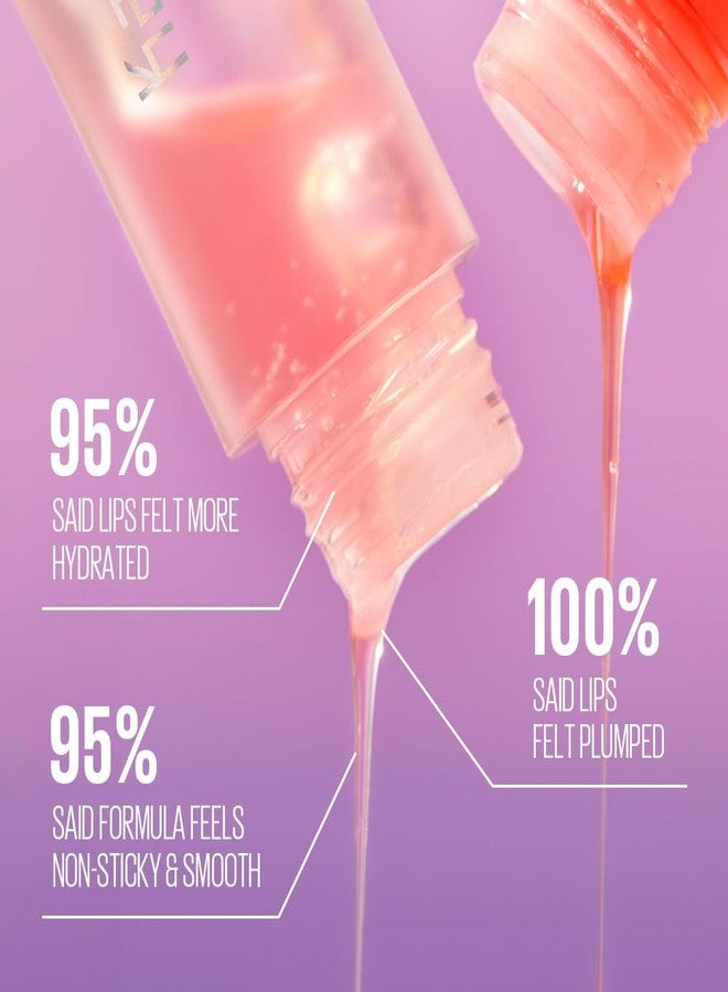 Kaja Juicy Glass Lip Oil -Rose Hip Spritz - Clear Tint Gloss Plumper - Hydrating Lightweight Shine with Vitamin Tree Fruit Oil, Vegan Cruelty-Free 4mL - Image 3
