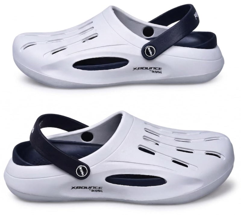 Action Men Light Grey Navy Blue Clog ONTC0014GENB09 - Image 1
